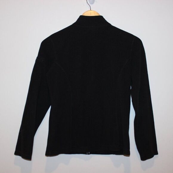 L.L. Bean Black Fleece Full Zip Up Classic-Fit Winter Jacket Women's XS PETITE - Picture 3 of 11